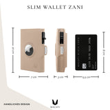 Slim Wallet ZANI V2 mit AirTag Hülle