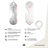 Schlüsseletui Airgonizer aus Leder mit Platz für AirTag - MAGATI
